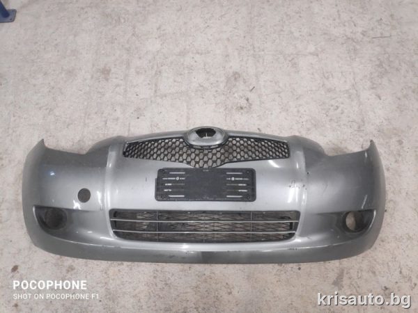Предна броня Toyota Yaris / Тойота Ярис Със Забележки! 2006/11г