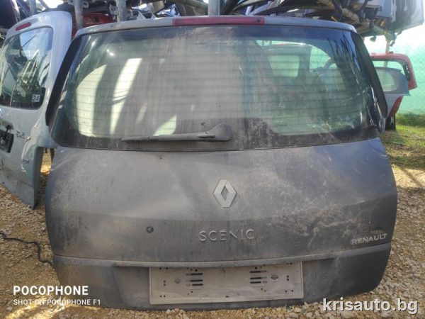 Врата багажник Renault Scenic II/Рено Сценик 2 – 2006г. Със Забележка!