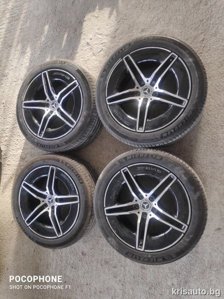 Джанти с гуми 19 цола 5×112 Sport packet Mercedes Benz AMG Е-класа