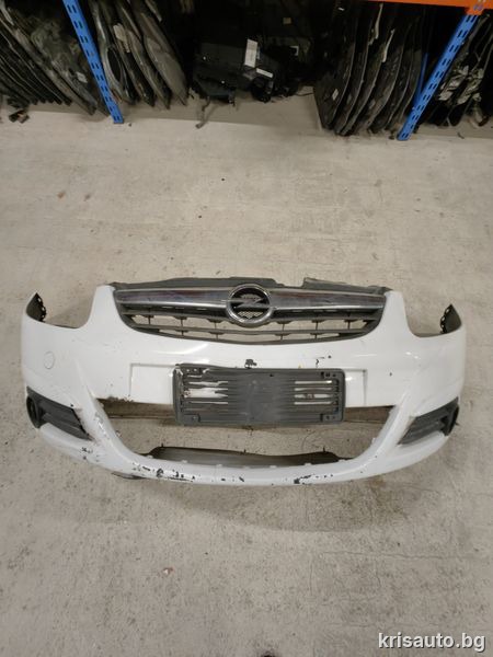 Предна броня Opel Corsa D / Опел Корса Д СЪС ЗАБЕЛЕЖКИ 2008г