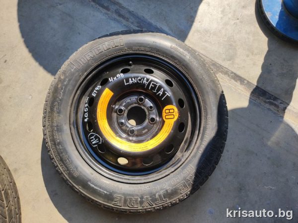 Резервна гума – патерица 14 цола 4×98 Fiat; Lancia / Фиат; Ланчия