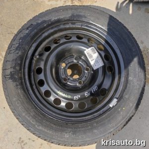 Резервна гума с Джанта 15 цола 5х110 за Opel Meriva / Опел Мерива