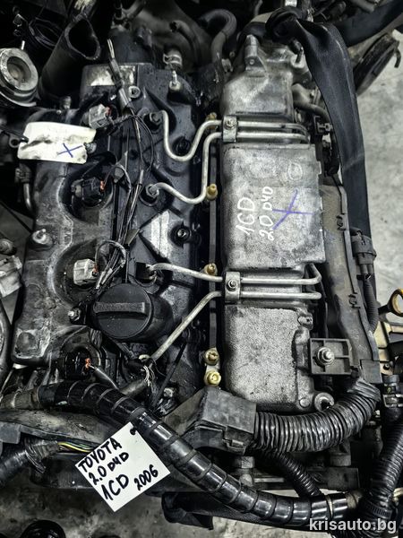 Двигател Toyota / Тойота 2.0 D4D 116к.с. 2006г – 1CD