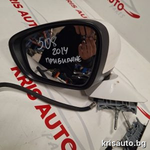 Ляво Огледало с прибиране Peugeot 508 / Пежо 508 2014г.