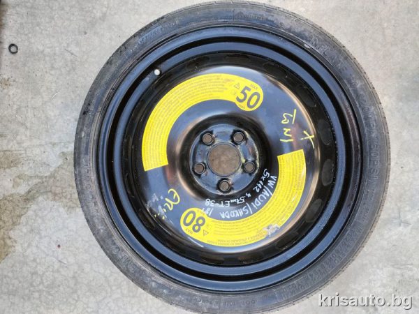Резервна гума – патерица 18 цола 5×100 VW – Audi  – Skoda / Ауди