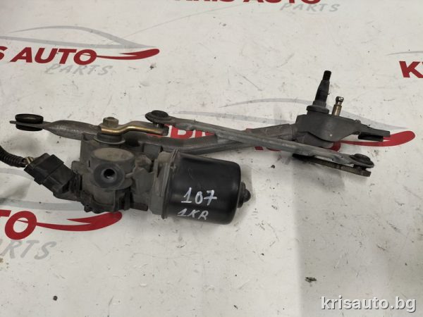 Моторче – механизъм предни чистачки Peugeot 107 / Пежо 107 2009г.