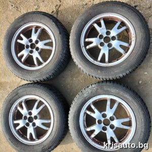 4бр джанти с гуми 15 цола 5x114.3 Toyota Prius / Тойота Приус