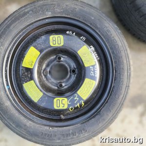 Резервна гума - патерица 15 цола 4x108 Peugeot - Citroen / Пежо