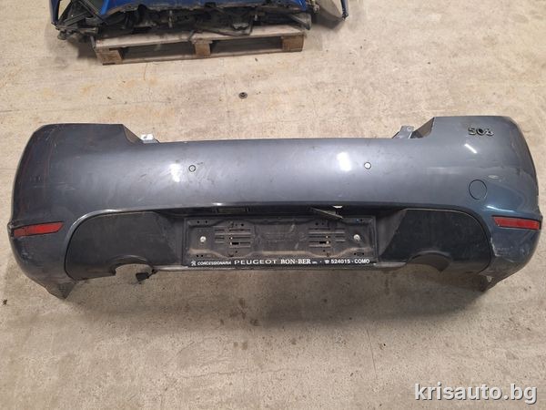 Задна броня с парктроници Peugeot 508 / Пежо 508 седан 2011г.
